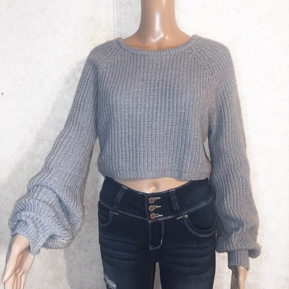 Molly Green Cropped Sweater